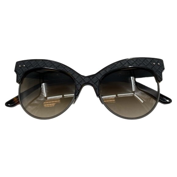 Bottega Veneta Black Woven Avana BV0014S SunglassesExcellent Condition